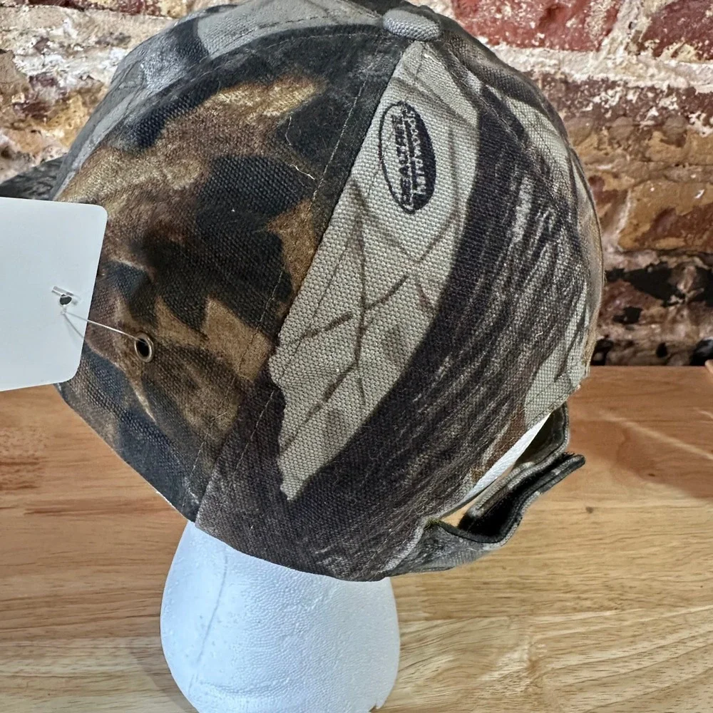 Carhartt Youth boys Canvas Outdoor logo Camo Hat OS A152 CMO